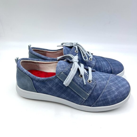 SAS Womens Size 7 Marnie Blue Jay Nubuck Casual Comfort Sneakers Shoes - Picture 1 of 13